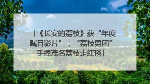 《长安的荔枝》获“年度瞩目影片”，“荔枝男团”手捧茂名荔枝走红毯