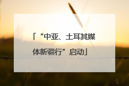 “中亚、土耳其媒体新疆行”启动