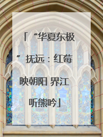 “华夏东极”抚远：红莓映朝阳 界江听熊吟