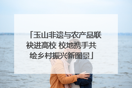玉山非遗与农产品联袂进高校 校地携手共绘乡村振兴新图景