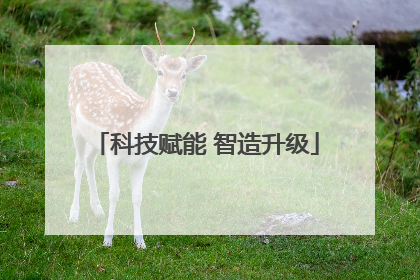科技赋能 智造升级
