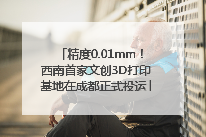 精度0.01mm！西南首家文创3D打印基地在成都正式投运