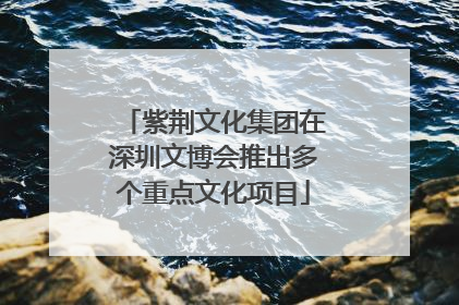 紫荆文化集团在深圳文博会推出多个重点文化项目