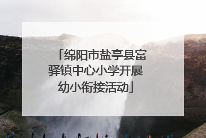 绵阳市盐亭县富驿镇中心小学开展幼小衔接活动