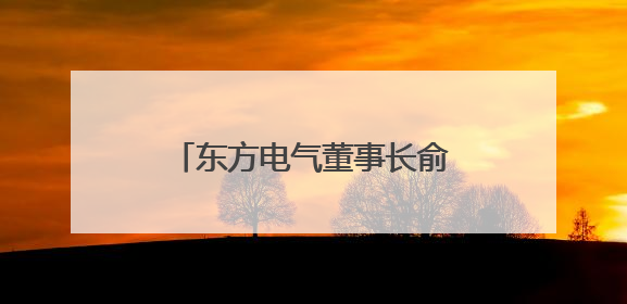 东方电气董事长俞培根的职务信息已从公司官网撤下