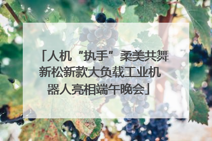 人机“执手”柔美共舞 新松新款大负载工业机器人亮相端午晚会