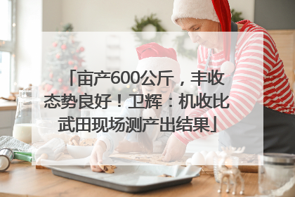 亩产600公斤，丰收态势良好！卫辉：机收比武田现场测产出结果