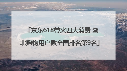 京东618带火四大消费 湖北购物用户数全国排名第9名