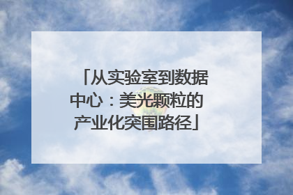 从实验室到数据中心：美光颗粒的产业化突围路径