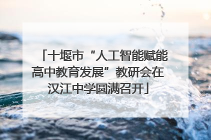 十堰市“人工智能赋能高中教育发展”教研会在汉江中学圆满召开