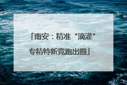 南安：精准“滴灌”专精特新竞跑出圈
