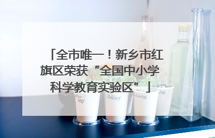 全市唯一！新乡市红旗区荣获“全国中小学科学教育实验区”