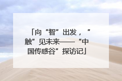 向“智”出发，“触”见未来——“中国传感谷”探访记