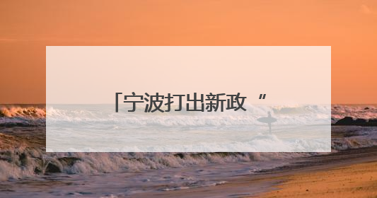 宁波打出新政“组合拳”，加码人形机器人产业