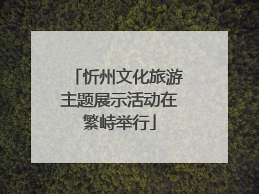 忻州文化旅游主题展示活动在繁峙举行