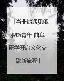 当非遗遇见俄罗斯青年 曲阜研学开启文化交融新旅程