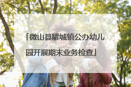 微山县驩城镇公办幼儿园开展期末业务检查