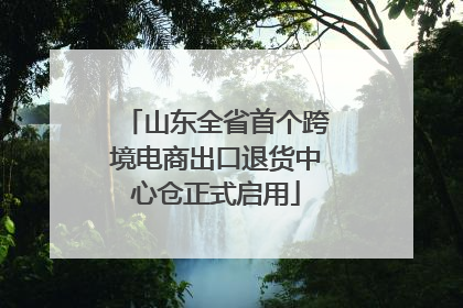 山东全省首个跨境电商出口退货中心仓正式启用