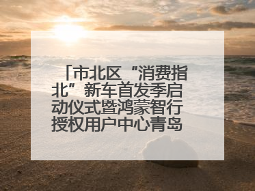 市北区“消费指北”新车首发季启动仪式暨鸿蒙智行授权用户中心青岛重庆南路开业盛典成功举办