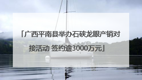 广西平南县举办石硖龙眼产销对接活动 签约逾3000万元