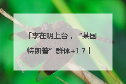 李在明上台，“某国特朗普”群体+1？