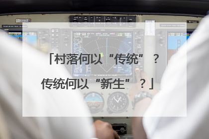 村落何以“传统”？传统何以“新生”？