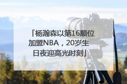 杨瀚森以第16顺位加盟NBA，20岁生日夜迎高光时刻