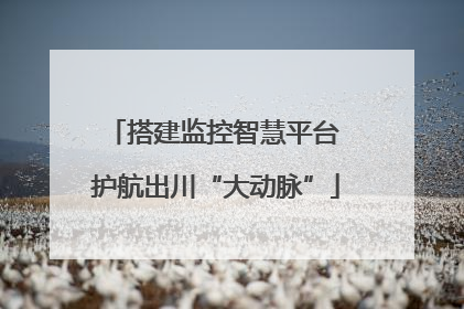 搭建监控智慧平台 护航出川“大动脉”