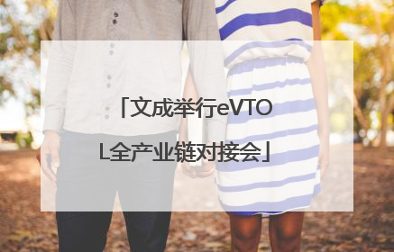 文成举行eVTOL全产业链对接会