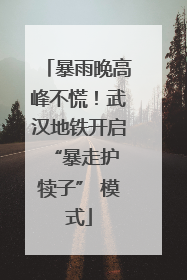 暴雨晚高峰不慌！武汉地铁开启 “暴走护犊子” 模式
