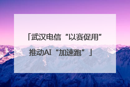 武汉电信“以赛促用”推动AI“加速跑”