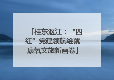 桂东沤江：“四红”党建领航绘就康氧文旅新画卷