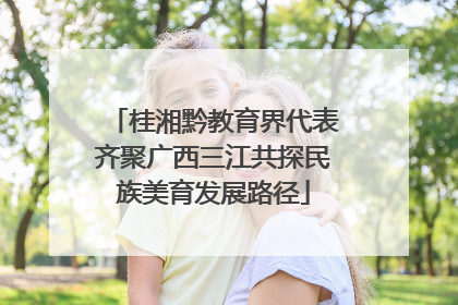 桂湘黔教育界代表齐聚广西三江共探民族美育发展路径