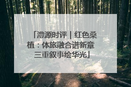 澧源时评｜红色桑植：体旅融合谱新章 三重叙事绘华光