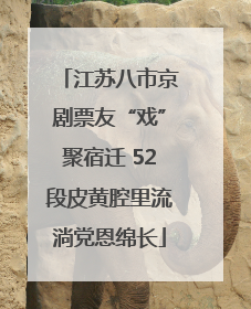 江苏八市京剧票友“戏”聚宿迁 52段皮黄腔里流淌党恩绵长