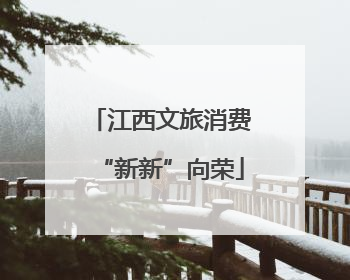 江西文旅消费“新新”向荣