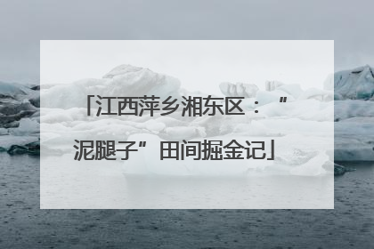江西萍乡湘东区：“泥腿子”田间掘金记
