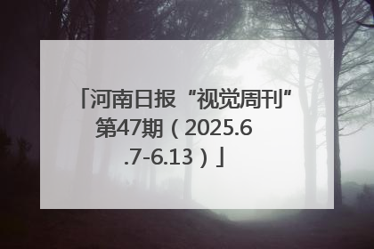 河南日报“视觉周刊”第47期（2025.6.7-6.13）