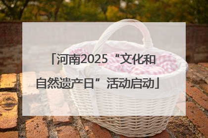 河南2025“文化和自然遗产日”活动启动