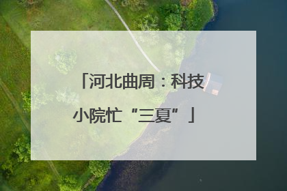 河北曲周：科技小院忙“三夏”