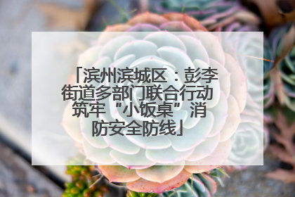 滨州滨城区：彭李街道多部门联合行动 筑牢“小饭桌”消防安全防线