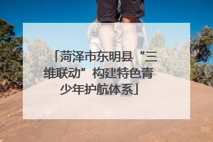 菏泽市东明县“三维联动”构建特色青少年护航体系