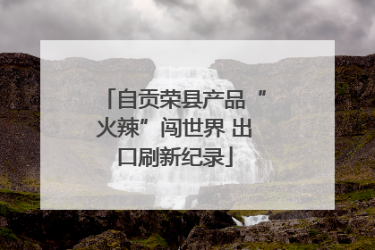 自贡荣县产品“火辣”闯世界 出口刷新纪录