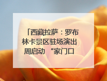 西藏拉萨：罗布林卡景区驻场演出周启动 “家门口”享文化盛宴