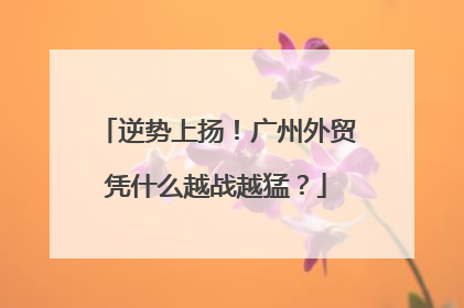 逆势上扬！广州外贸凭什么越战越猛？