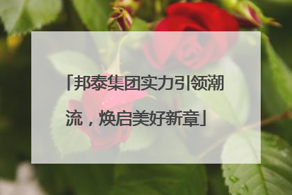 邦泰集团实力引领潮流，焕启美好新章