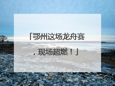 鄂州这场龙舟赛，现场超燃！