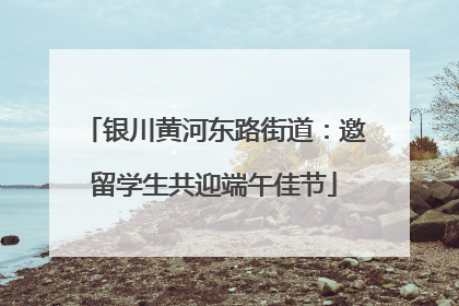 银川黄河东路街道：邀留学生共迎端午佳节