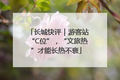 长城快评｜游客站“C位”，“文旅热”才能长热不衰