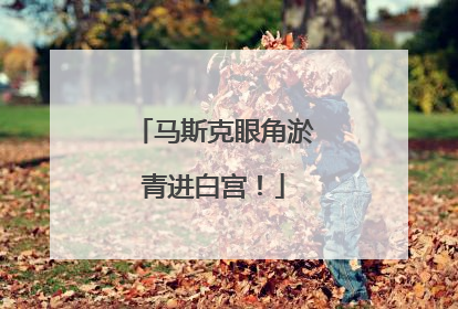 马斯克眼角淤青进白宫！